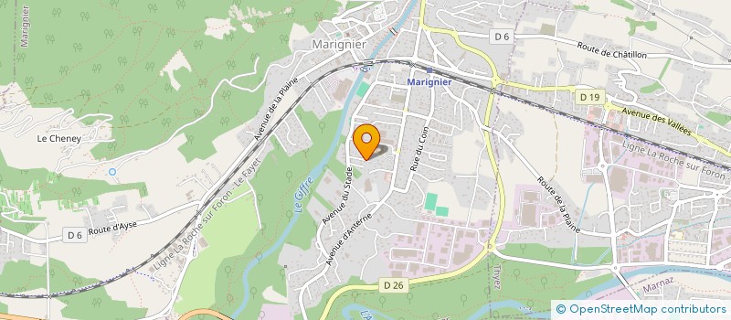 localisation de l'entreprise LSBN à MARIGNIER