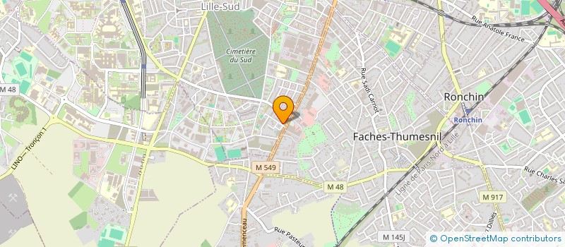 localisation de l'entreprise LSBSC à LILLE