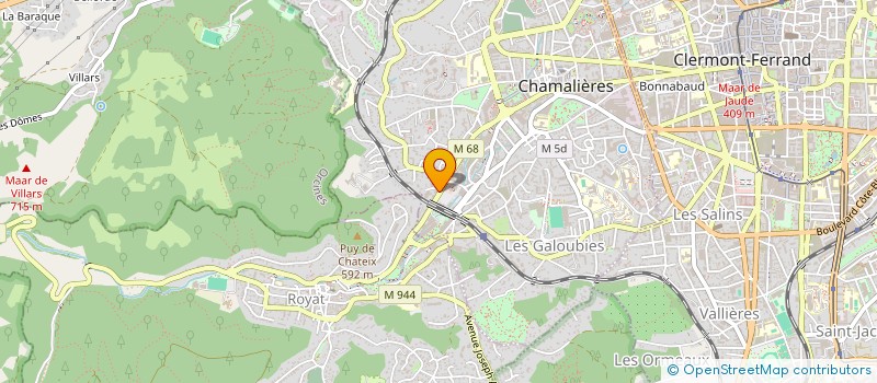 localisation de l'entreprise LSC  CHAMALIERES