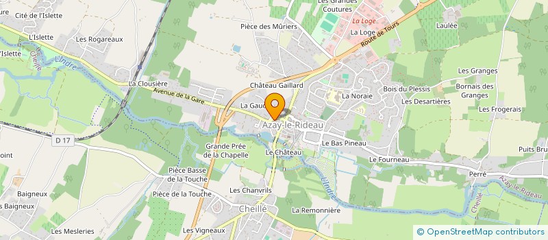 localisation de l'entreprise LSC  AZAY LE RIDEAU