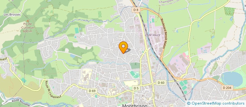 localisation de l'entreprise LSC  MONTBRISON