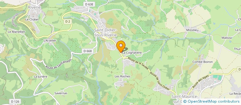 localisation de l'entreprise LSC BOIS à CHABANIERE