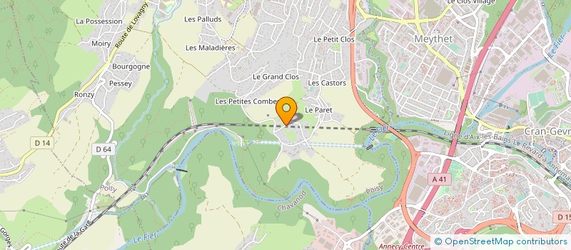 localisation de l'entreprise LSC DENTAL  POISY