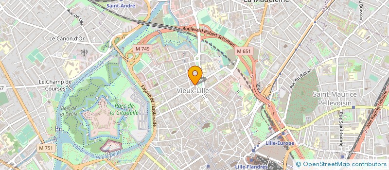 localisation de l'entreprise LSC EXPRESS à LILLE