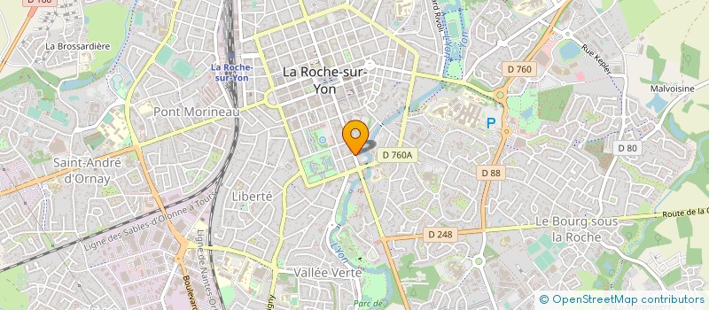 localisation de l'entreprise LSC FINANCEMENT à LA ROCHE-SUR-YON