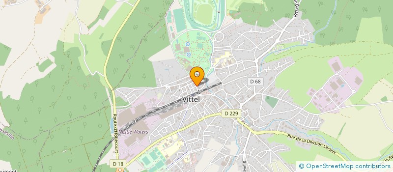 localisation de l'entreprise LSC FORMATION  VITTEL