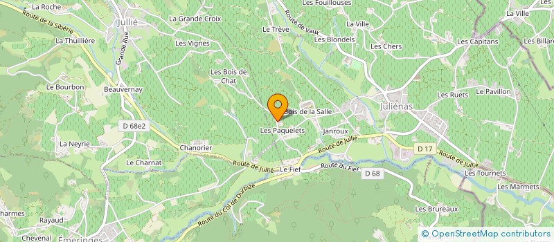 localisation de l'entreprise LSC MATRAY à JULIENAS
