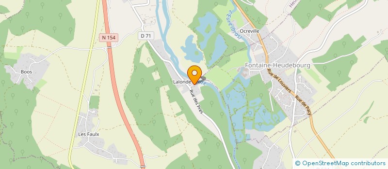 localisation de l'entreprise LSD IMMO  HEUDREVILLE-SUR-EURE