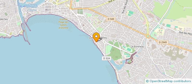 localisation de l'entreprise LSD MANUFACTURE à LES SABLES D'OLONNE