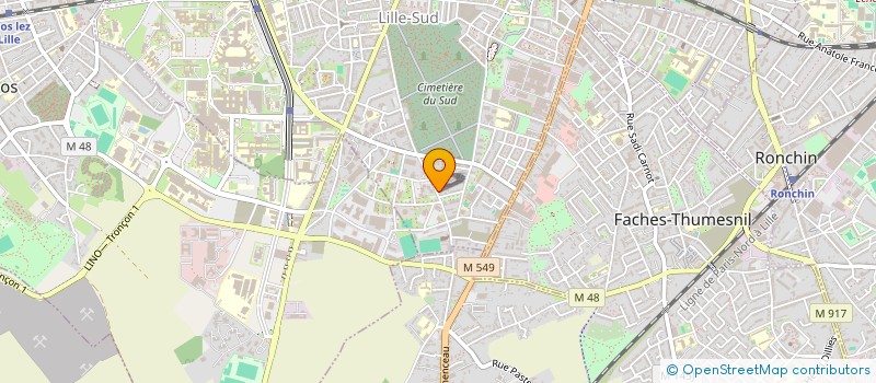 localisation de l'entreprise LSD PHONE à LILLE
