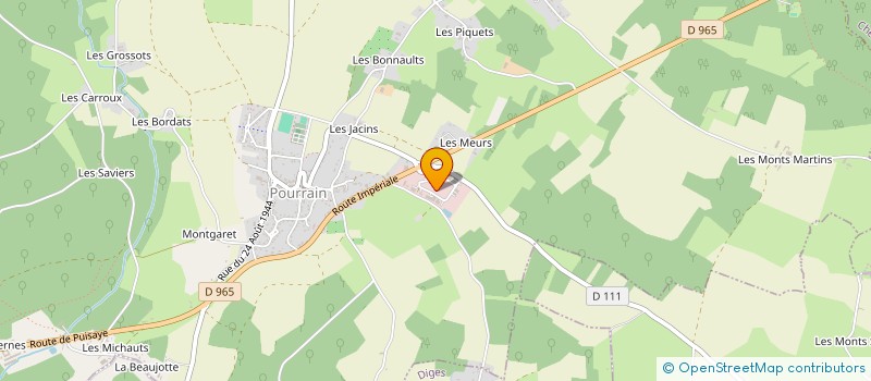 localisation de l'entreprise LSD SPORT à POURRAIN