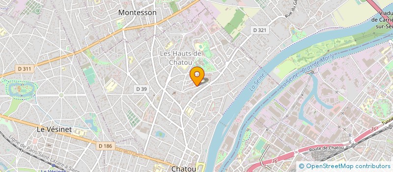 localisation de l'entreprise LSDH à CHATOU