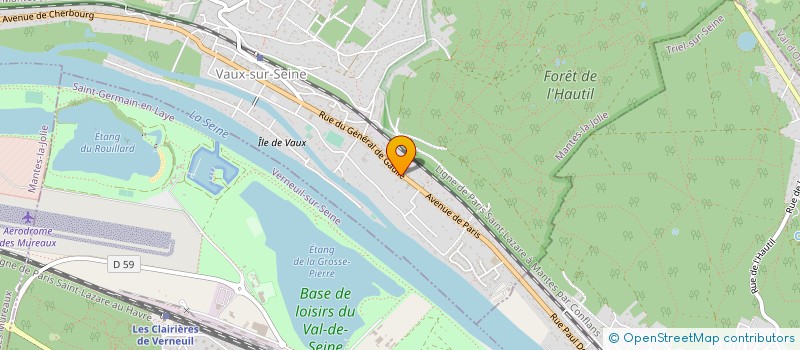 localisation de l'entreprise LSDIAG à VAUX-SUR-SEINE