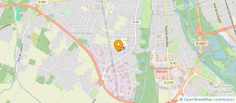 localisation de l'entreprise LSDJ VILLEMANDEUR à VILLEMANDEUR