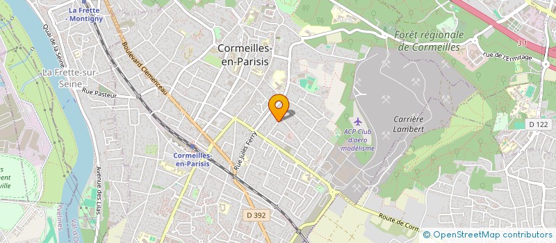 localisation de l'entreprise LSE TAXI  CORMEILLES-EN-PARISIS