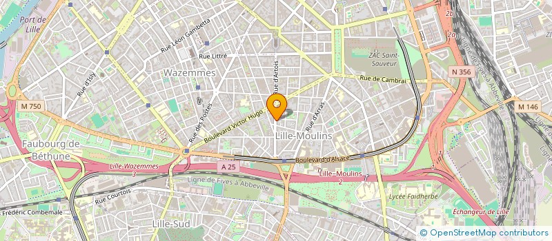 localisation de l'entreprise LSEA à LILLE