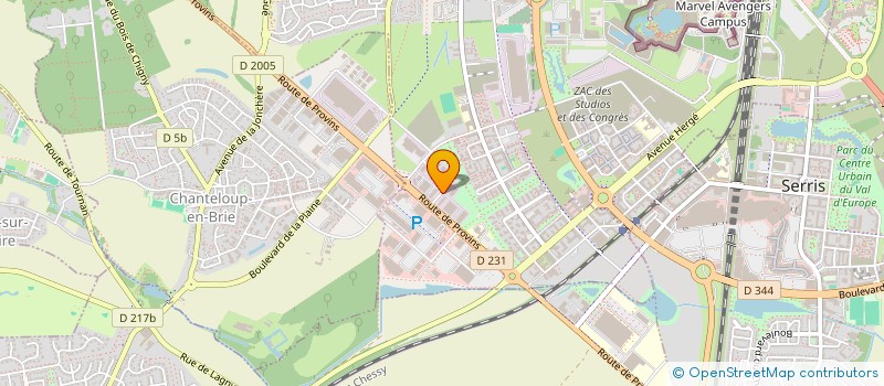 localisation de l'entreprise LSEM  MONTEVRAIN