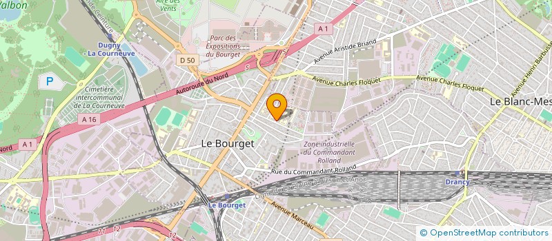 localisation de l'entreprise LSF à LE BOURGET