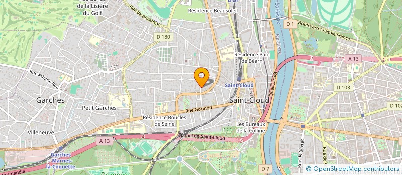localisation de l'entreprise LSF à SAINT-CLOUD