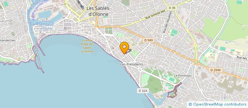 localisation de l'entreprise LSF à LES SABLES D'OLONNE