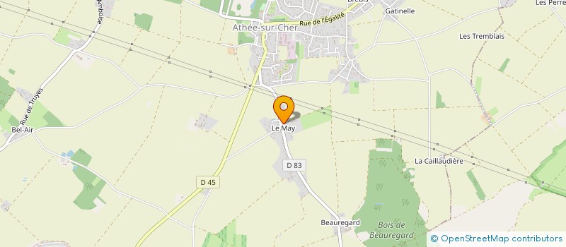 localisation de l'entreprise LSF DEVELOPPEMENT  ATHEE-SUR-CHER