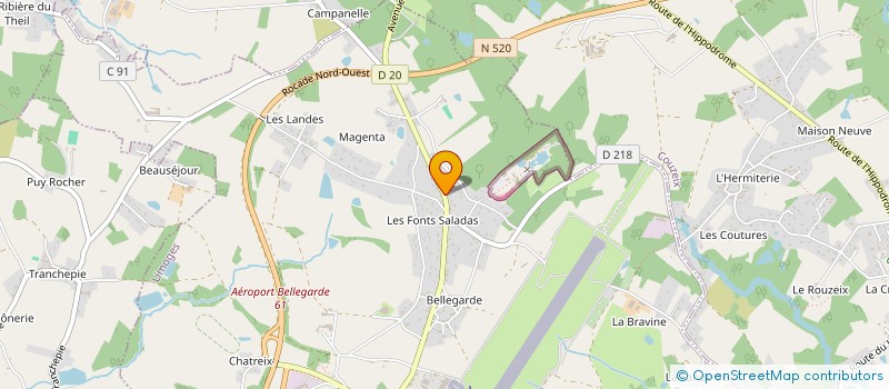 localisation de l'entreprise LSF PI TOUS à LIMOGES
