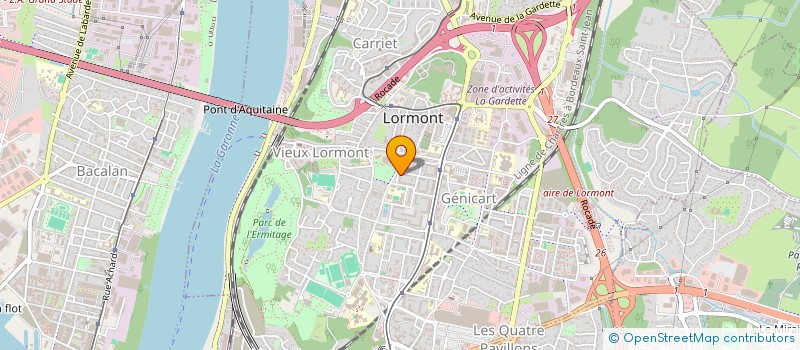 localisation de l'entreprise LSF SANTE  LORMONT