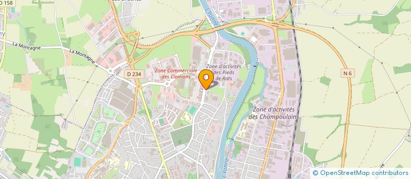 localisation de l'entreprise LSG à AUXERRE