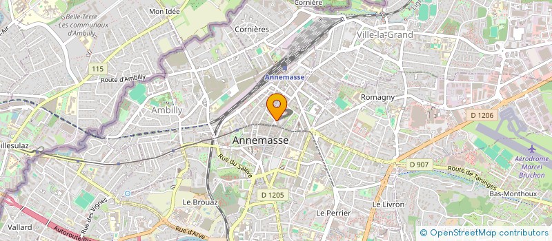 localisation de l'entreprise LSG à ANNEMASSE