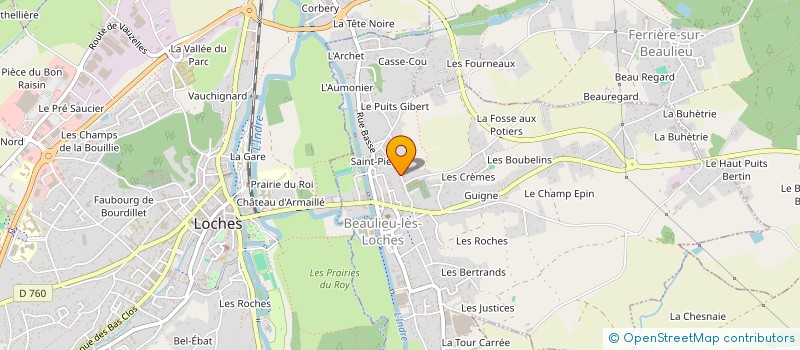 localisation de l'entreprise LSG  BEAULIEU-LES-LOCHES