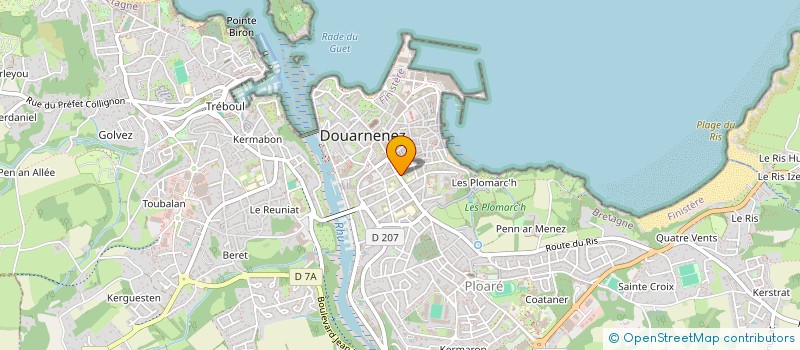 localisation de l'entreprise LSG  DOUARNENEZ