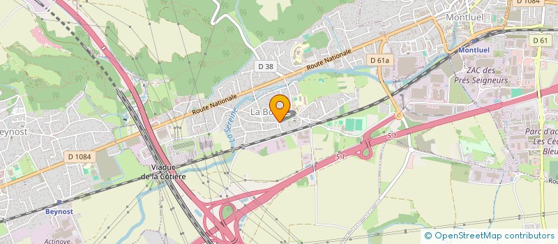 localisation de l'entreprise LSG ACADEMIE  LA BOISSE