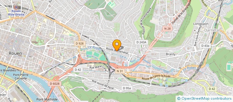 localisation de l'entreprise LSG SCI à ROUEN