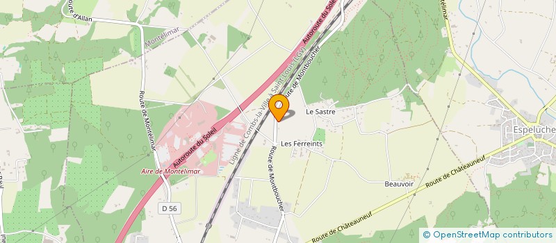 localisation de l'entreprise LSG SERVICES à ALLAN