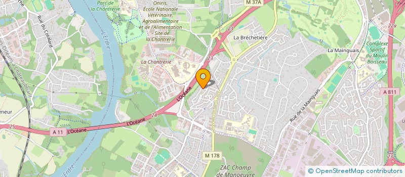 localisation de l'entreprise LSGM  NANTES