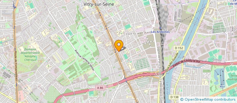localisation de l'entreprise LSH RENOVATION à MONTREUIL