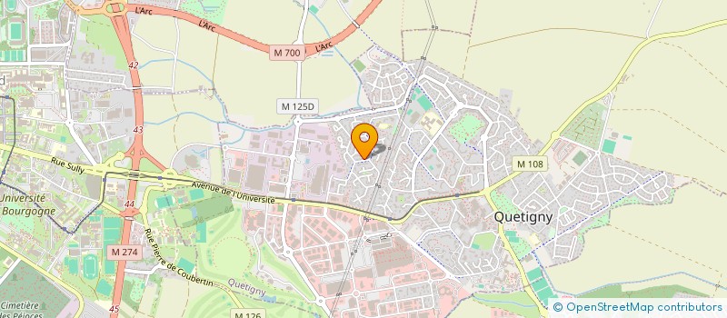 localisation de l'entreprise LSH THERAPIE à QUETIGNY