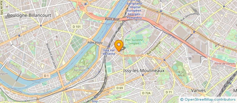 localisation de l'entreprise LSI à ISSY-LES-MOULINEAUX
