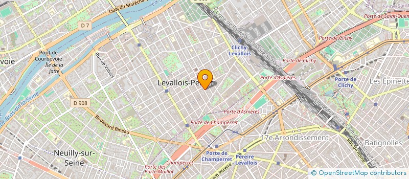 localisation de l'entreprise LSI LEARNING à LEVALLOIS-PERRET