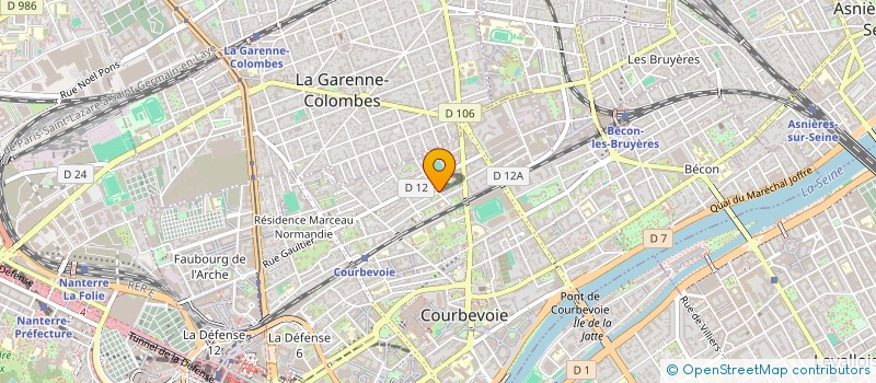 localisation de l'entreprise LSIF à COURBEVOIE