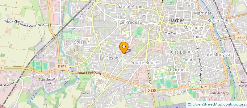 localisation de l'entreprise LSINFOCOM  TARBES