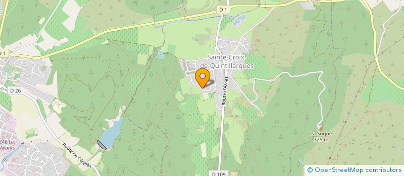 localisation de l'entreprise LSIP  SAINTE-CROIX-DE-QUINTILLARGUES