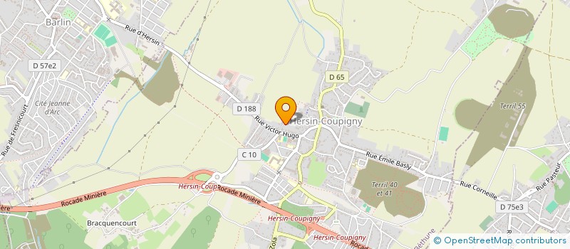 localisation de l'entreprise LSJ DEVELOPPEMENTS à HERSIN-COUPIGNY