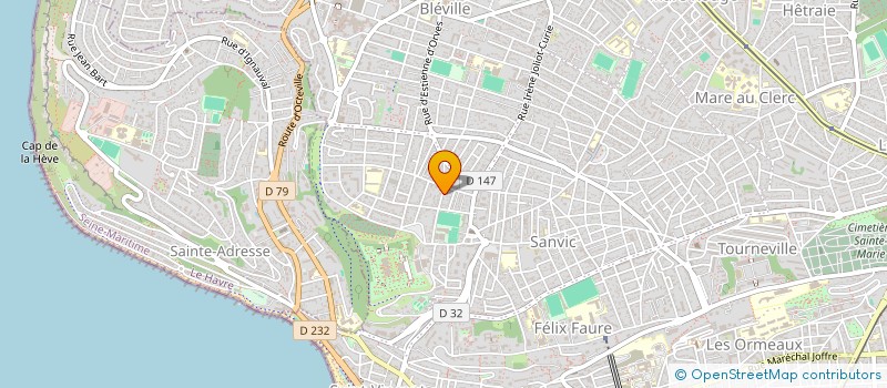 localisation de l'entreprise LSJ IMMO à LE HAVRE