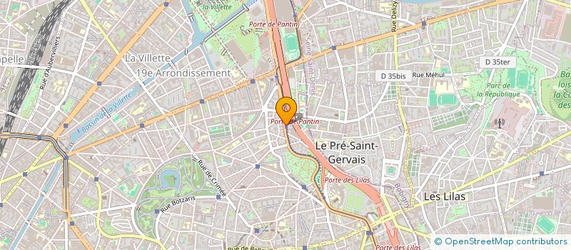 localisation de l'entreprise LSK ENERGY SERVICE  PARIS 19E ARRONDISSEMENT