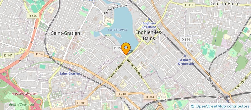 localisation de l'entreprise LSL  ENGHIEN-LES-BAINS