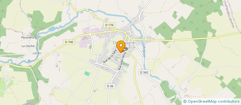 localisation de l'entreprise LSL TECHNIQUE à CHAMPAGNE-MOUTON