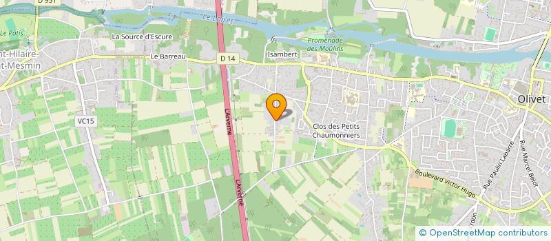 localisation de l'entreprise LSLA à OLIVET