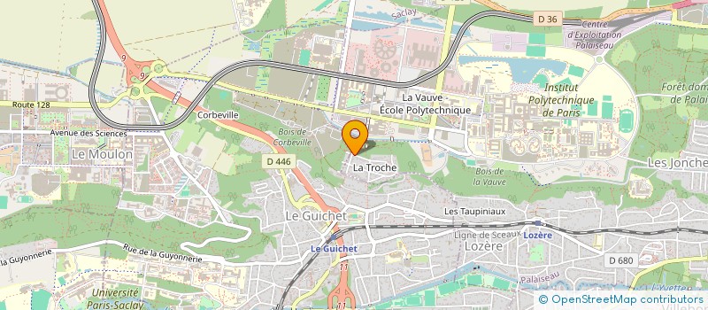 localisation de l'entreprise LSLR IMMOBILIER à PALAISEAU