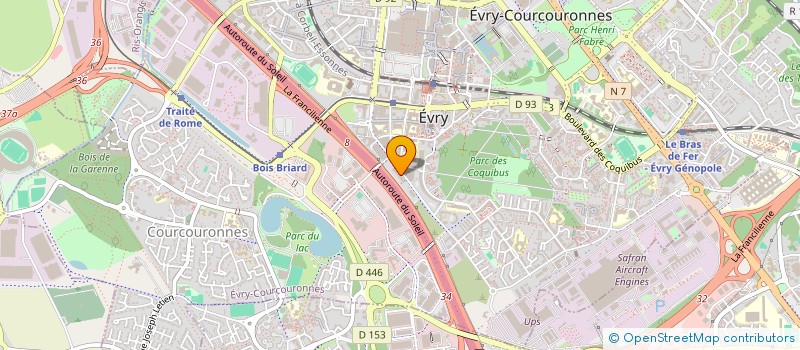 localisation de l'entreprise LSLVM HOLDING  EVRY-COURCOURONNES